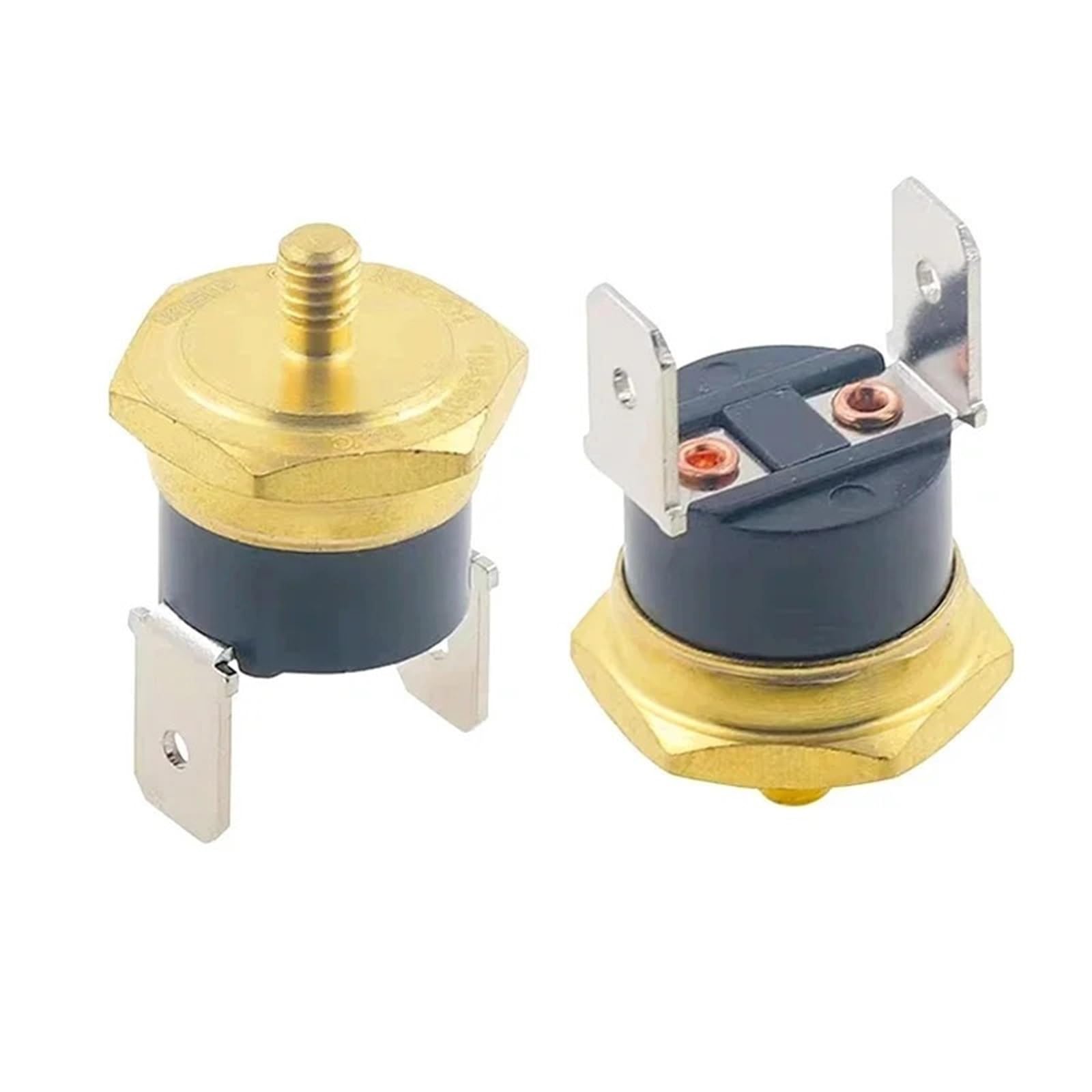 1pcs KSD301 M4 Copper Screw Thermostat Bimetallic 40C-150C Degree 10A 250V Normally closed(80 degree)