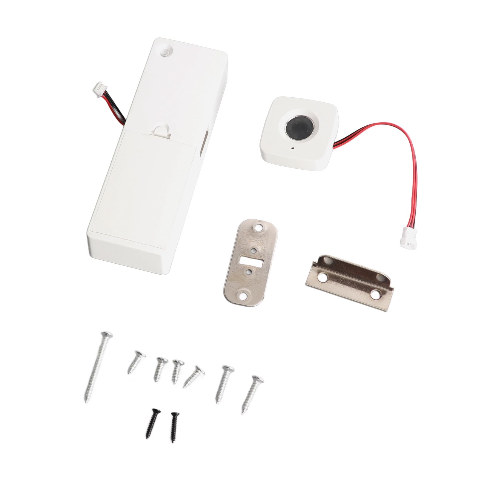 Fingerprint Lock Cabinet Drawer, Electric Fingerprint Lock 3.03x3.03cm PC Material - Fast Unlock, Administrator Mode, Secure Gym or Office Storage