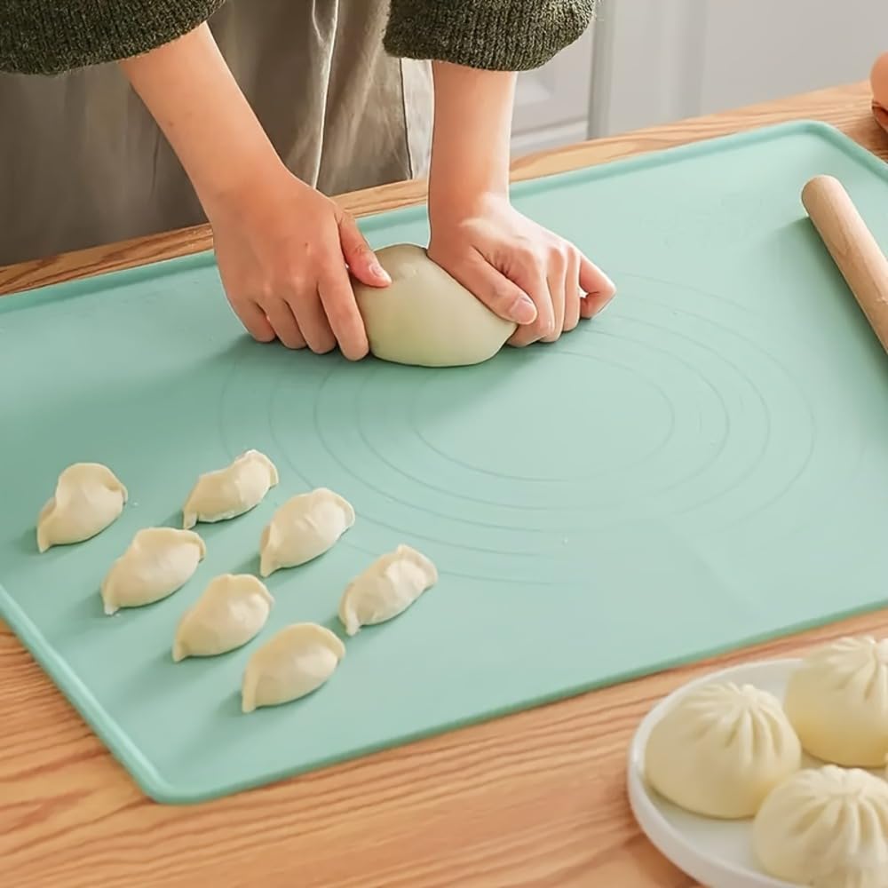 Premium FDA Food-Grade Non-Stick Silicone Baking Mat – Size 16 X 24 inch, Extra Thick, Heat-Resistant, Non-Slip, Waterproof & Durable – Ideal Gift for Kitchen & DIY Projects.