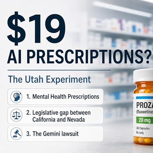 BONUS EP: $19 AI PRESCRIPTIONS? The Utah Experiment & the latest in AI Metal Health space