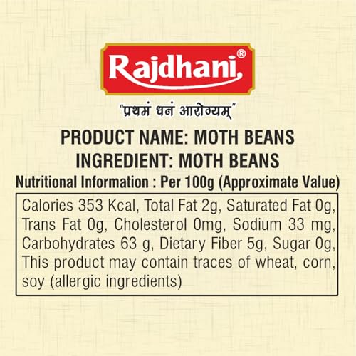 Image of Rajdhani Moth Sabut, 500g