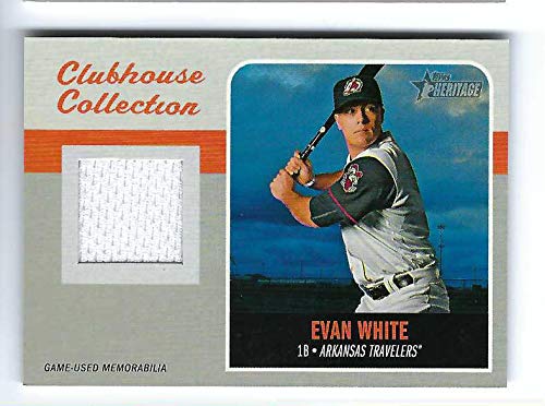 EVAN WHITE 2019 Topps Heritage Minors Clubhouse Collection Relics #CCREW  GAME USED JERSEY Rookie Card RC Seattle Mariners Baseball at Amazon's  Sports Collectibles Store
