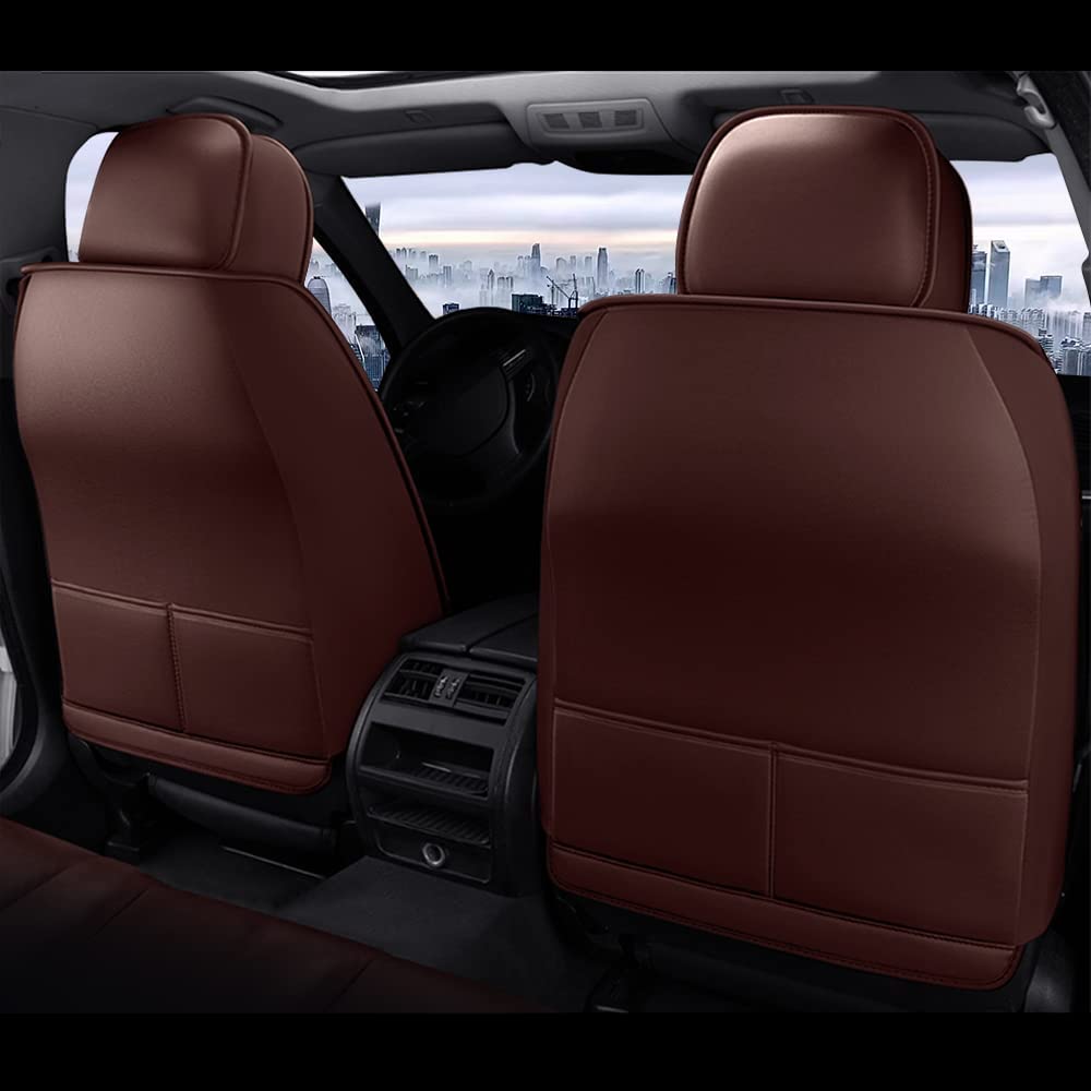 Coprisedili AREKA Per Dodge Journey 2009-2024: Pelle Traspirante Con Tasche E Linea Rossa