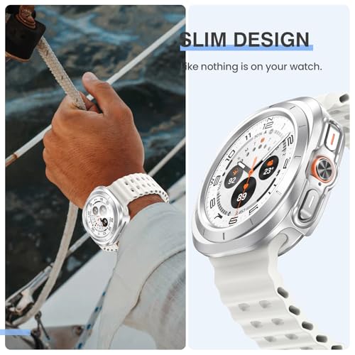 Tensea 2PCS for Samsung Galaxy Watch Ultra Screen Protector Case 47mm by Tensea - Used condition - Image 4