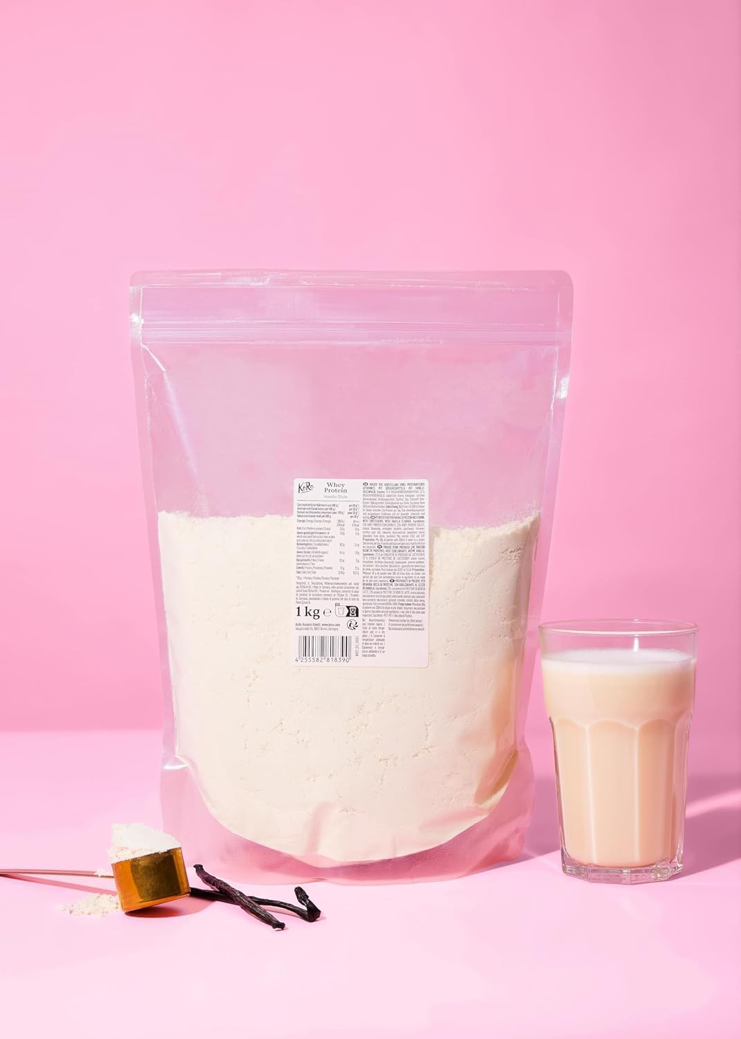 KoRo - Whey Protein Set - Vanille & Schokolade - Cremige Textur - Ideal vor oder nach dem Sport
