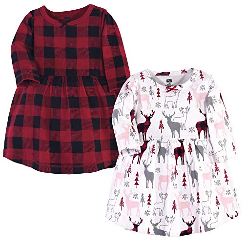 Image of Hudson Baby Girl's Cotton Dresses