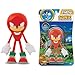 FleXfigs: Sonic & Knuckles - 2 Character Pack - Sonic The Hedgehog Articulated Action Figures, Flex It - Pose It!, Collectible Toy Miniatures, Kids 3+