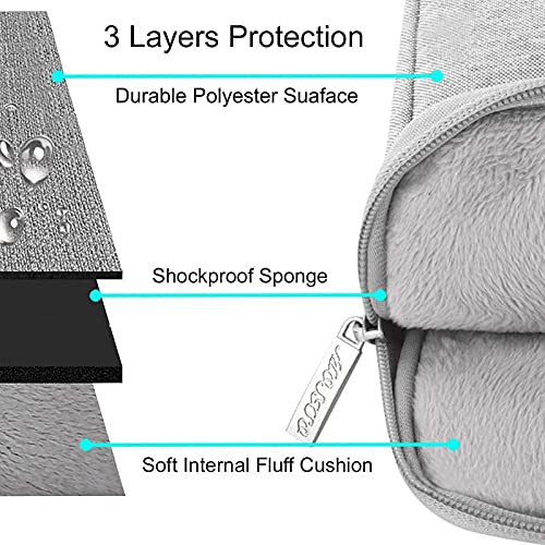 MOSISO-Laptop-Sleeve-Bag-Compatible-with-13-133-inch-MacBook-Pro-MacBook-Air-Notebook-Computer-Polyester-Vertical-Case-with-Pocket-Gray