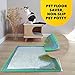 Skywin TidyFriend Dog Pee Pad Holder Tray - Fits Up to 24” x 24” Pee Pad Holder for Dogs - Stable Grip, Raised Edges, Quick-Wipe Silicone Surface Dog Pad Holder for Indoor Flooring Protection (Green)