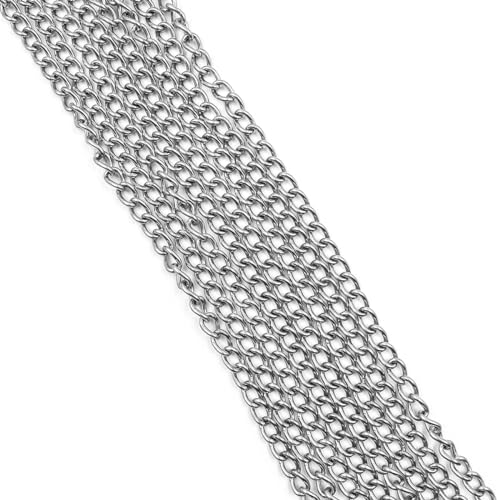 ZONADAH 4 Metres Length 304 Stainless Steel Chain, 2mm Diameter Heavy Duty Chain Links - Image 3