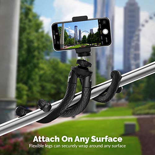 SABRENT Universal Flexible Tripod with Ball Head Bundle for Standard Tripod Mount (TP-FLTP-TBHD) - image 2