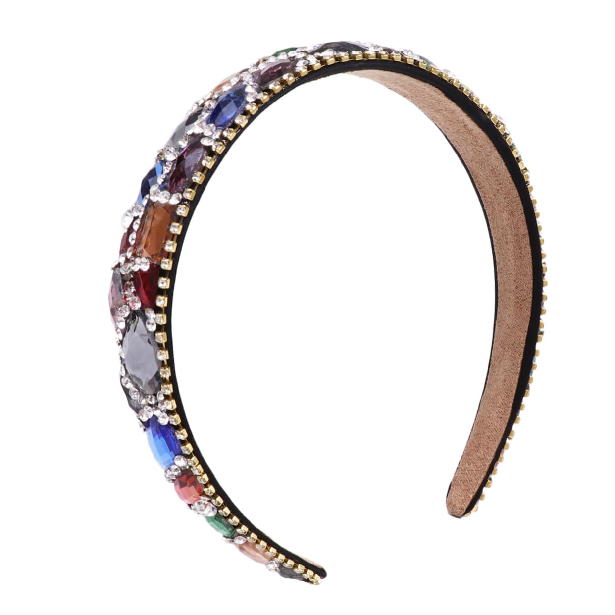 FRCOLOR 3stücke Kreative Haarschmuck Haarreifen Mit Bunten Kristallen Stilvolle Haaraccessoires Für Und Mädchen Für Verschiedene Anlässe