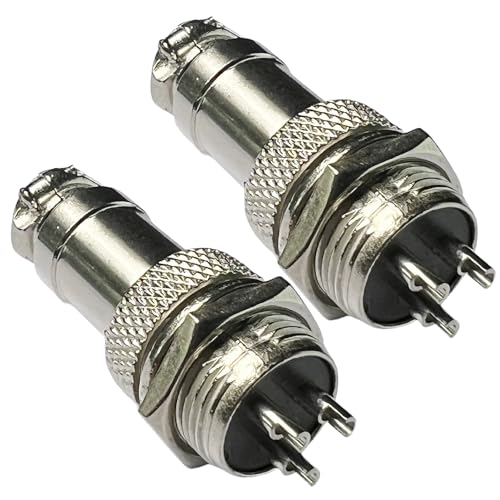 Conector CESS Aviation 3 pines 16mm 2 packs miniatura 4