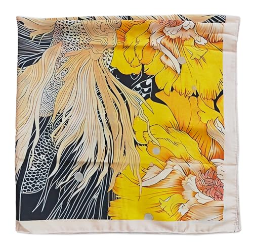 Image of Satin Silk Small Square Scarf for Women, Printed Soft and Comfy Neck Head Tie Scarf Bandana