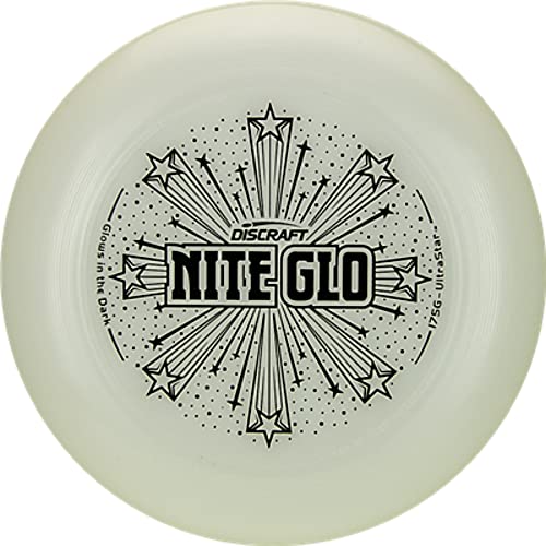 Discraft Ultrastra, Ultra-Star 175g, Ultimate Frisbee, NIGHTGLOW Phosphor