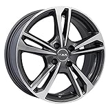 cerchi oz 16 4x108 Cerchio in lega auto Mak EMBLEMA GUN MET-MIRROR FACE da 16 pollici