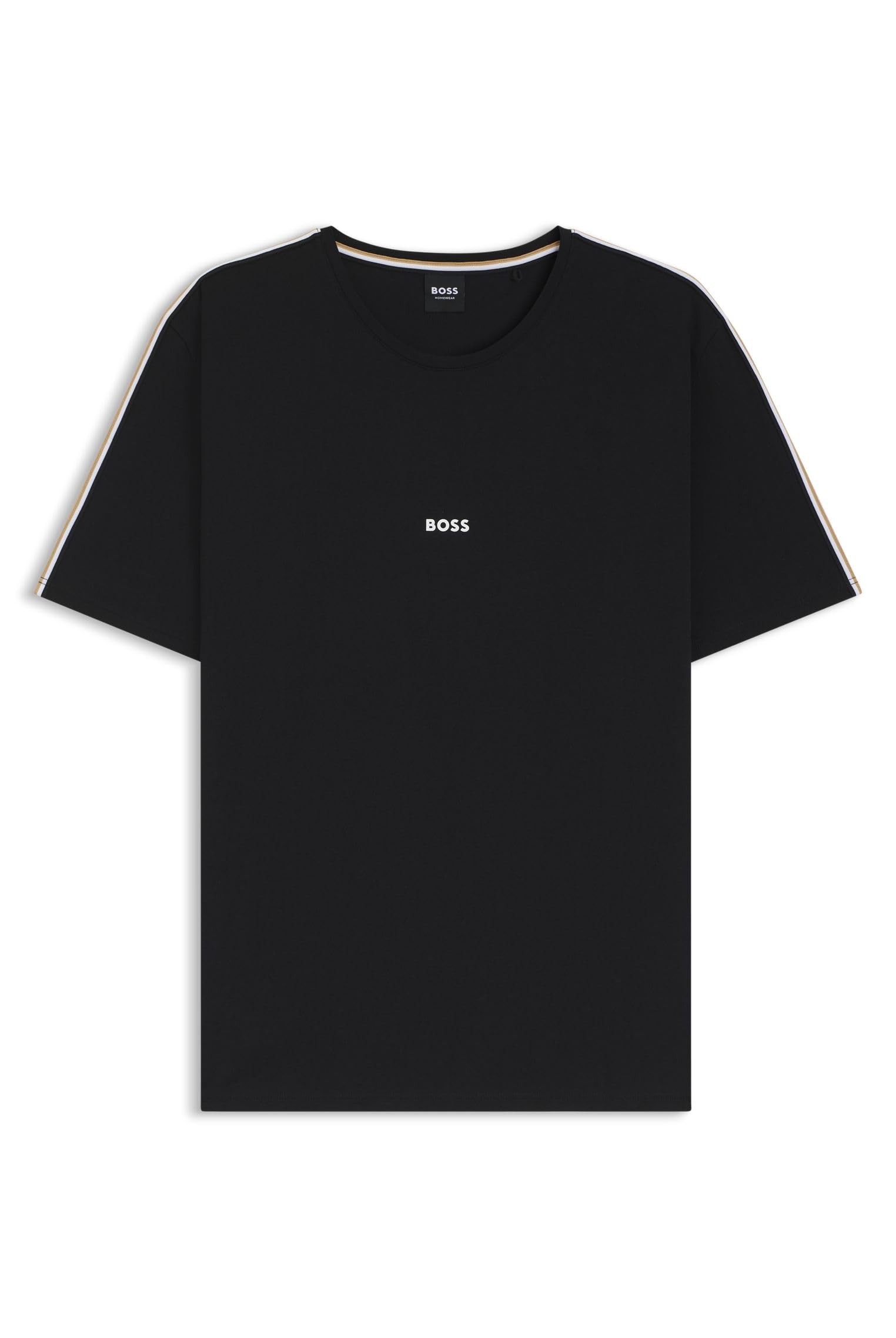 Boss Men's Black Logo Crew Neck Short Sleeve T-Shirt in Size L, Sports Direct