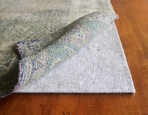 Rugpadusa, 5'X7', Ultra Black 17 - 1/8" Thick (Felt + Rubber) Non-Slip Rug Pad, Available In 3 Thicknesses, Prevents Slipping, Safe For Hardwood And All Surfaces, Made In The Usa #TOP6
