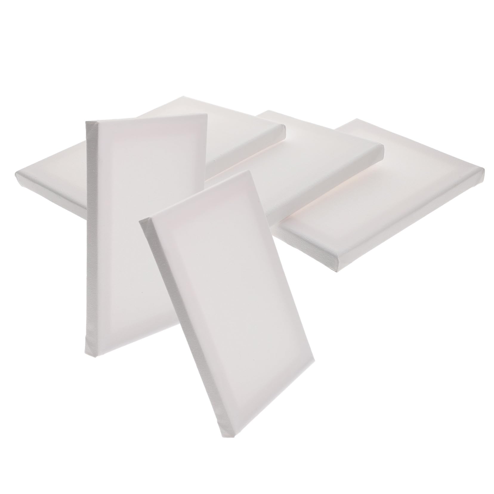 Lienzos estirados de algodón y lino claro 15x20 cm soporte estable para pintura al óleo