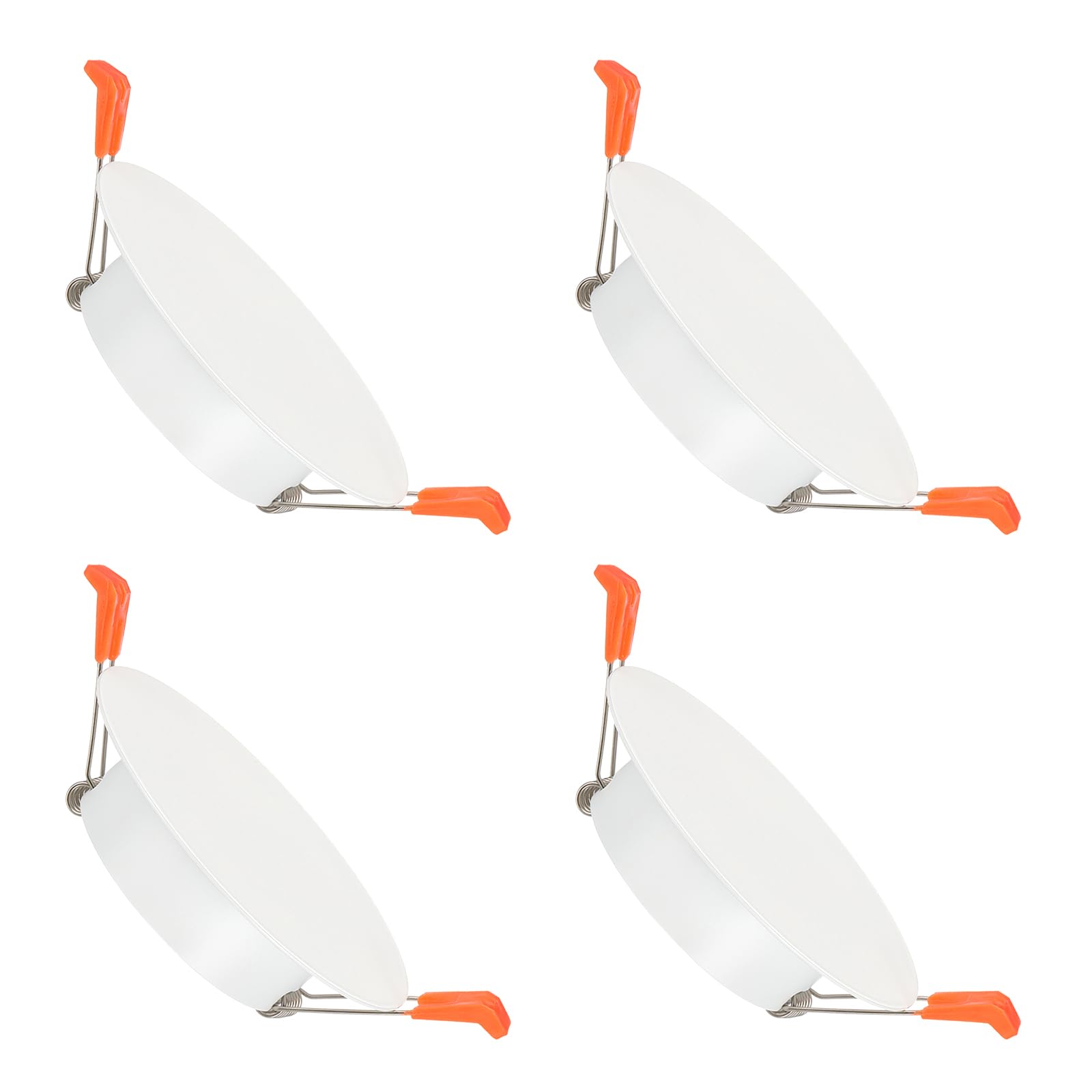 Uxcell 5Pcs 100mm/3.9" Diameter Metal Ceiling Hole Cover Plate Downlight Hole Trim Wall Mount Decorative Cap Access Panel 2 8 3 2inch Round Ceiling Wa