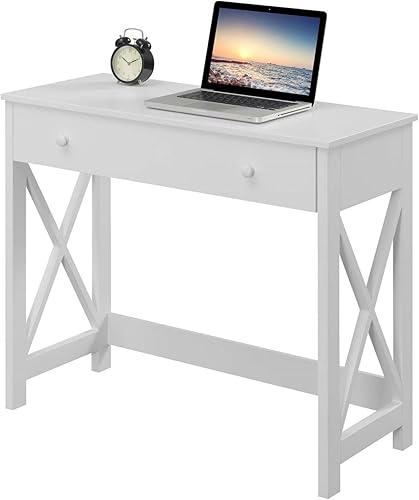 Miniatura 4 de Convenience Concepts Escritorio Oxford, 36 pulgadas, blanco