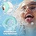 Full Liquid Silicone Soft Vibrating Cock Ring, 0.09LB Mint Green APP Pleasure Penis Ring Vibrator Couples Adult Sex Toys for Men Women, HOESDIK 10 Vibrations Male Couple Sex Toy Game for Men Erection