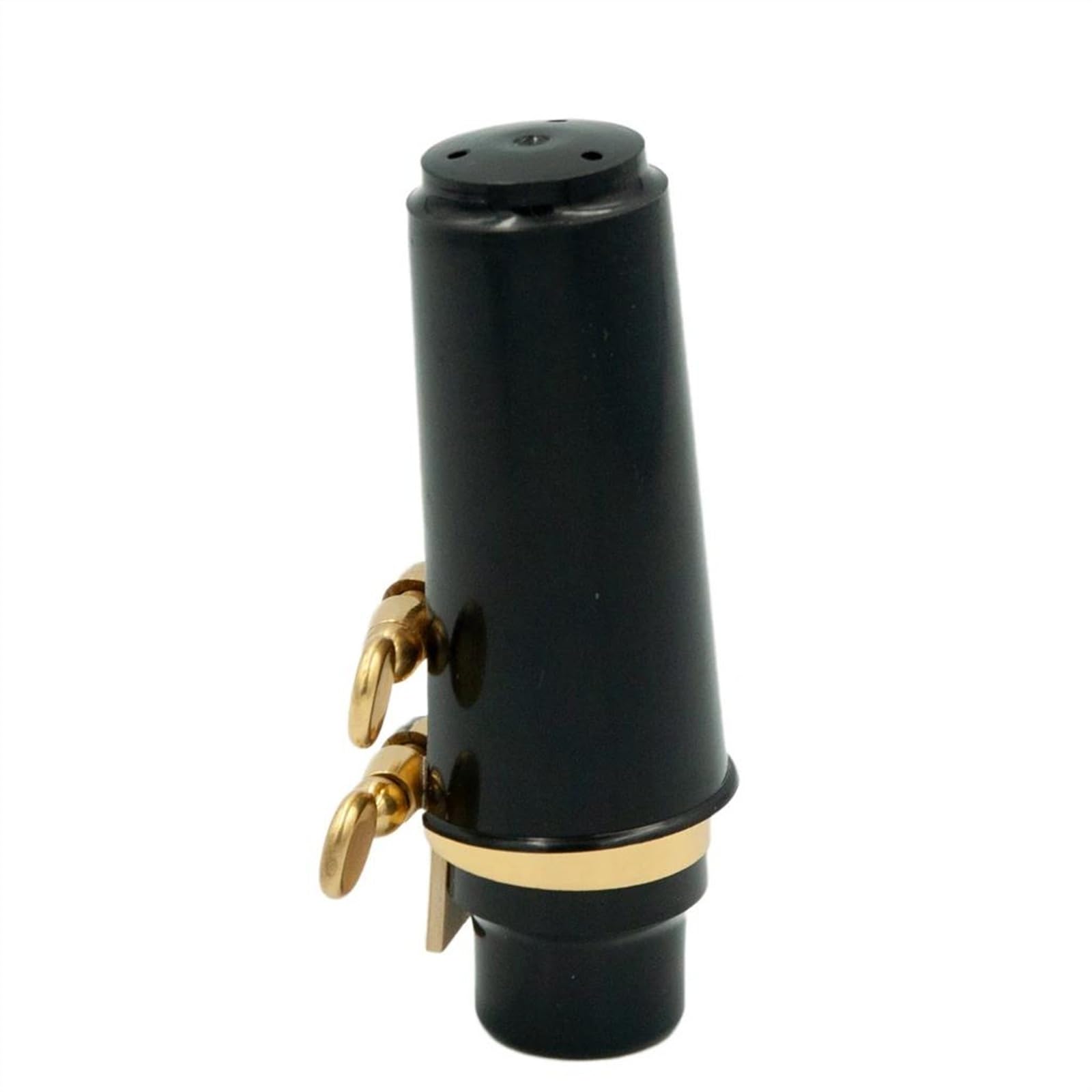 Części do Saksofonu Instrumentów Ustnik Do Saksofonu Altowego Tenorowego O Wysokim Tonie Z ABS, Ze Złotym Klipsem, Nasadką Z ABS I Częściami Zamiennymi Do Trzciny (Color : High)