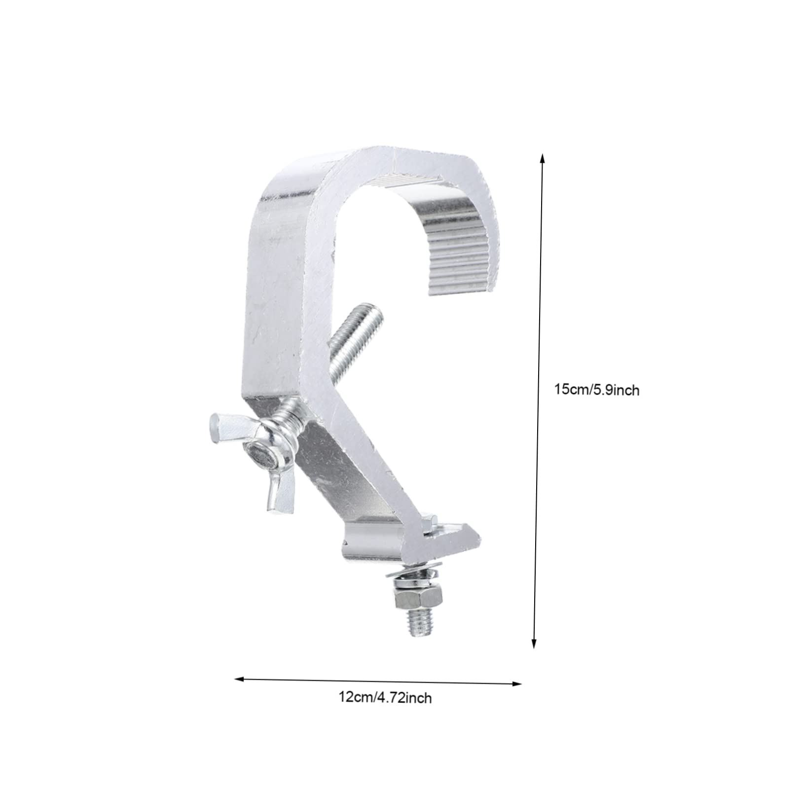 CONGARTENO 4pcs Aluminum Alloy Stage Light Clamps Load Capacity Dj Lighting Hooks for Truss Compatible with Moving Head Beam and LED Par Lights