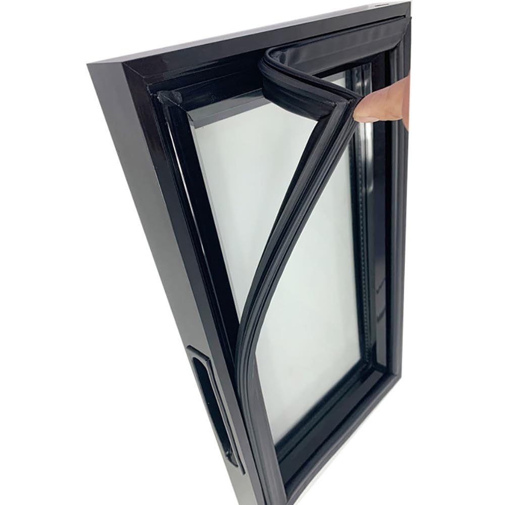 Magnética Junta Frigorífico Comercial Repuesto Burlete Puerta Cámara Frigorífica Congelador Resistente,Fácil Instalación,Negro