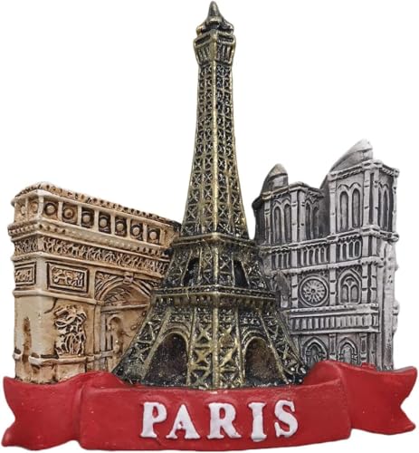 Imán Decorativo Torre 3D París Resina