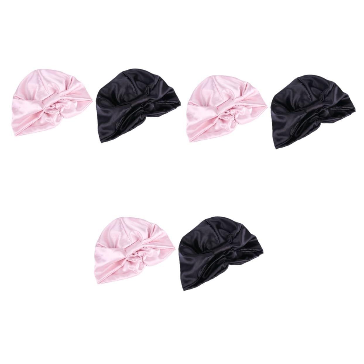 Beavorty 6 Pz Berretto chemioterapico in seta cuffie per la cura dei cuffia da doccia in seta raso tappi per dormire cuffia per doccia cappelli per dormire cuffie da doccia di notte