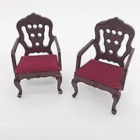 Vista 5 de HEMOTON Elegante mini sofá de la casa escala 1:12 juego de muebles en miniatura para la sala de estar de la casa de muñecas