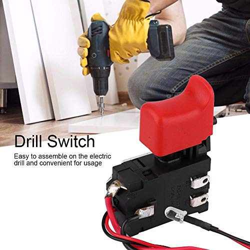 Miniatura 3 de YWBL-WH Interruptor de taladro eléctrico Velocidad ajustable CW/CCW Taladro Switchdriver 7.2V-24V DC 16A