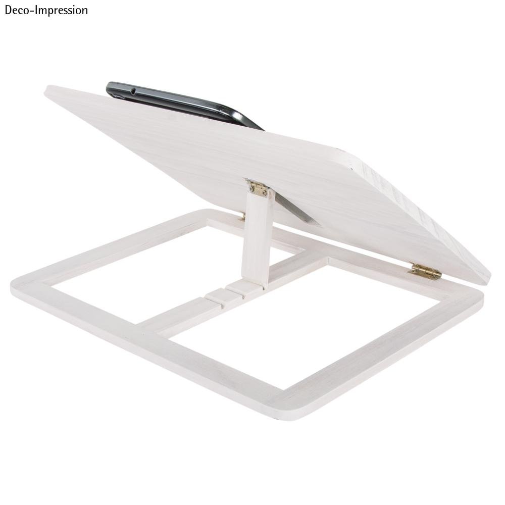 Rayher Leggio da Tavolo Regolabile in Legno Naturale FSC 28x21x3,4 cm per Libri Tablet iPad