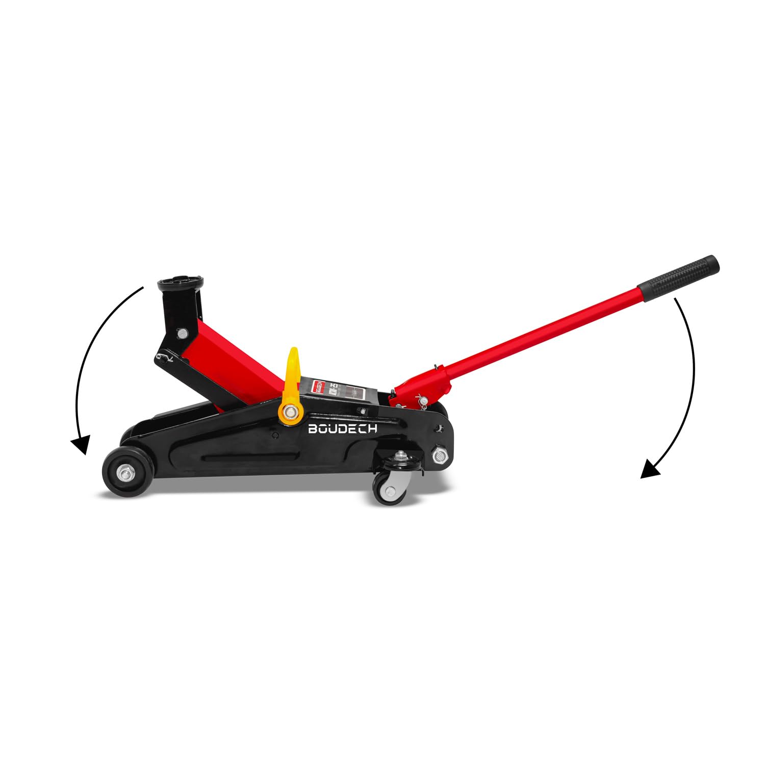 BOUDECH® HERK 25 - Cric sollevatore martinetto idraulico per auto, capacità 2,5 t