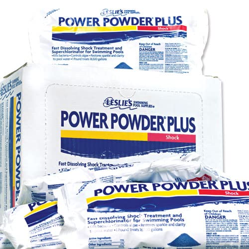 Buy Leslie's Power Powder Plus ship Pool Shock and SuperChlorinator