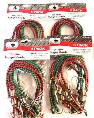 48 Goliath Industrial 10" Mini Bungee Cords BC610M Tie Down Straps Cord