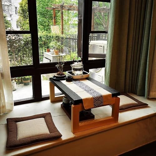Table basse pliable gain de place pour manger au sol confortablement - 8