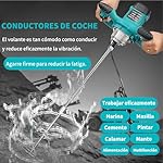 Cement Mixer, 2500W Handheld Electric Concrete Mixer, Portable Mortar Mixer with 6 Adjustable Speed, 110V Mud Mixer for Mixing Mud, Cement, Mortar, Paint, Fodder - Image 3