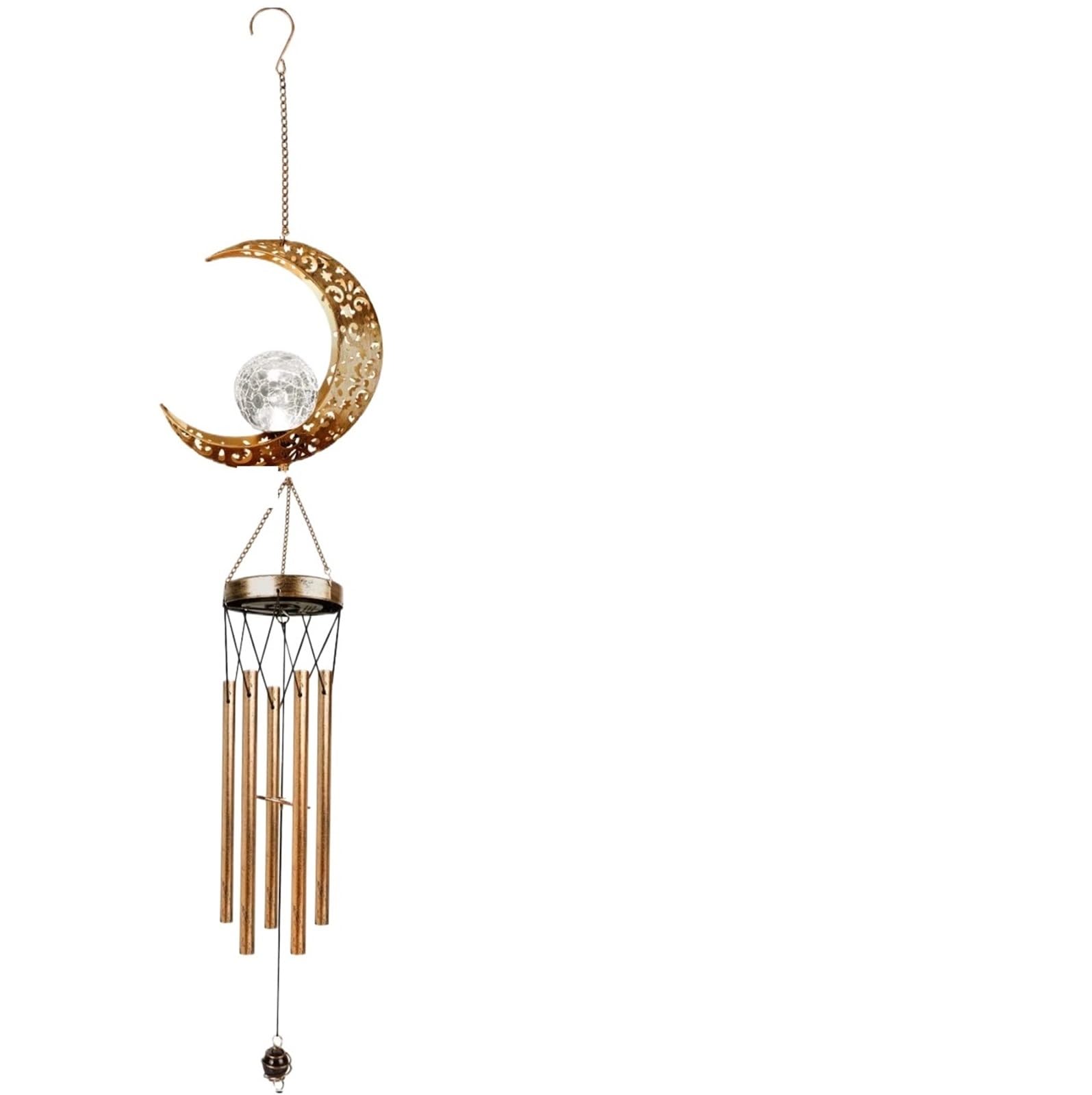 Wind Chimes Outdoor Metal Wind Chimes Moon Sun Stars Chim Unique Bells For Outside Waterproof Home Decor(Color 28)
