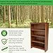Solid Wood Bookcase 48