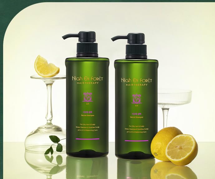 Miniatura 6 de HIGH EN FORÊT Champú Secreto de 20.3 onzas líquidas, para cabello graso y cuero cabelludo, limpia profundamente y calma el cuero cabelludo, pH