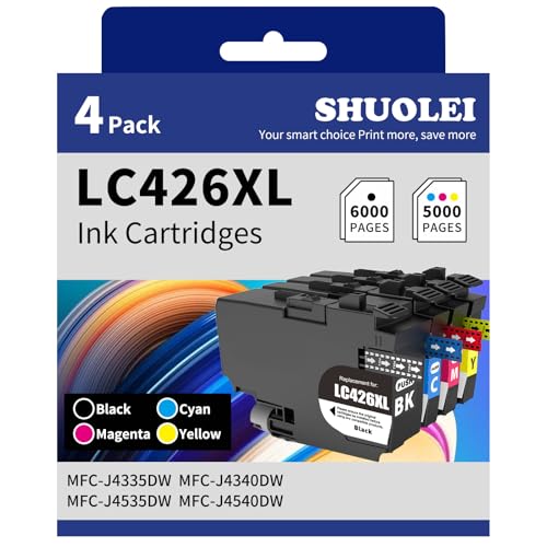 4 Cartucce Compatibili Con Brother LC 426 XL|Brother MFC J - Foto 3