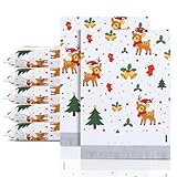 POLYSELLS 100 Pcs 10x13 Cute Poly Mailers Waterproof Self-Sealing Holiday Shipping Bags for Clothing & Gifts