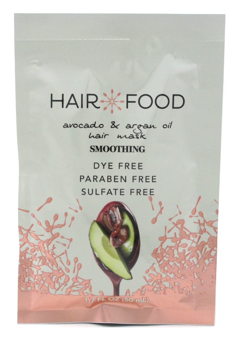 Amazon.com: Hair Food Smoothing Avocado & Argan Hair Mask 1.7 Ounce (10  Pieces) (50ml) : Beauty & Personal Care