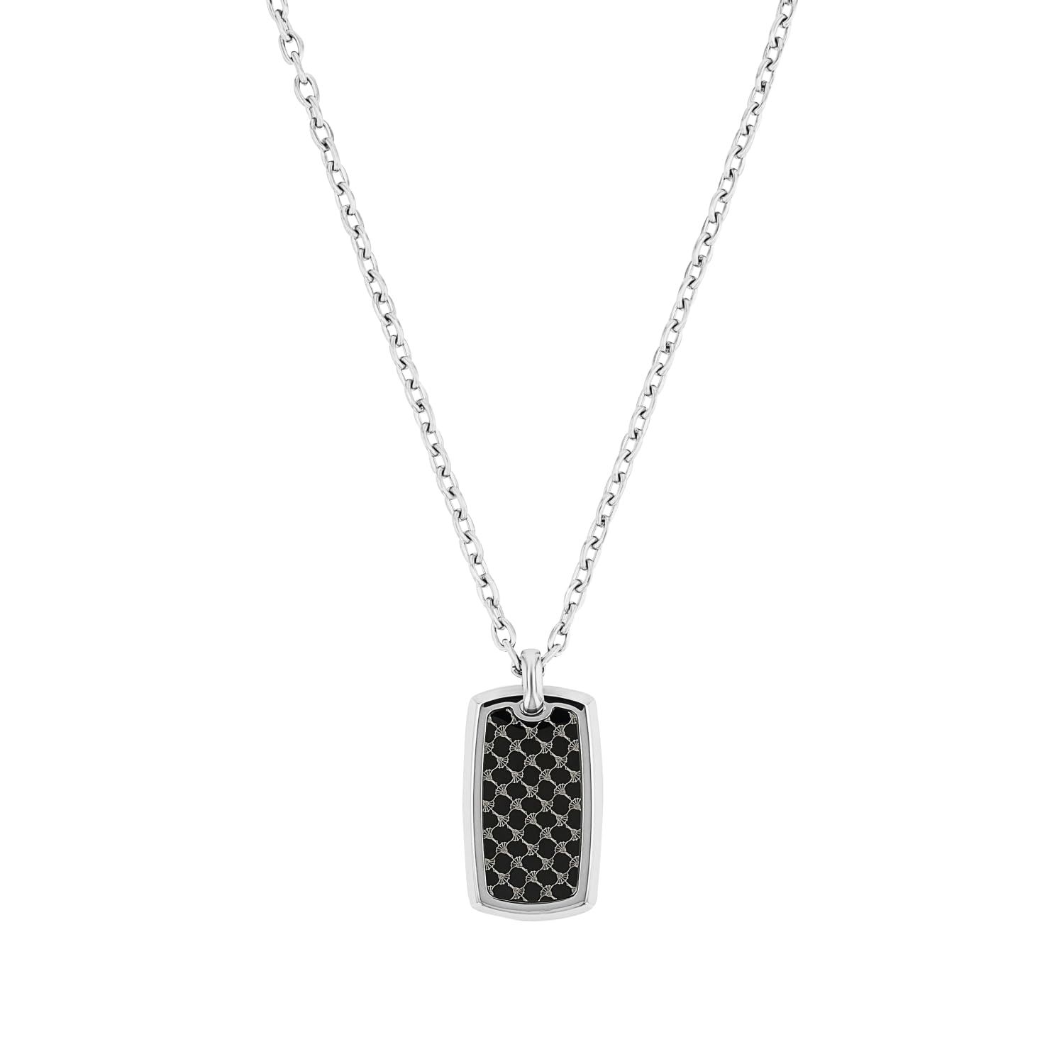 JOOP! Kette mit Anhänger Edelstahl Herren Halsschmuck, 50+2 cm, Silber, Kommt in Schmuck Geschenk Box, 2036806