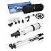 BORWOLF Telescope 80mm Aperture 600mm - Astronomical Portable Refracting Telescopes Fully Multi-Coated High Transmission Coatings AZ Mount with Tripod