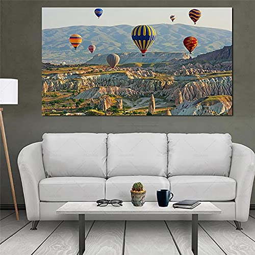 Affiche impression et affiches montgolfière décoration murale sans cadre