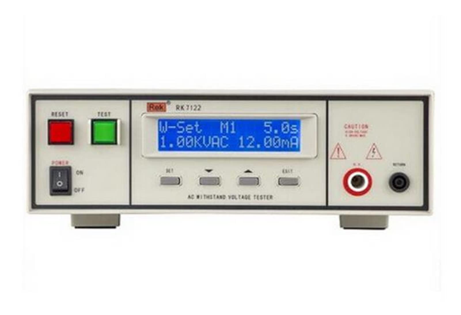 Strommessgerät, RK7122 Desktop Digital Programmierbar AC Spannungsdämmungstester AC0-5KV DC0-6KV for Labors, Instrumente und Fabriken