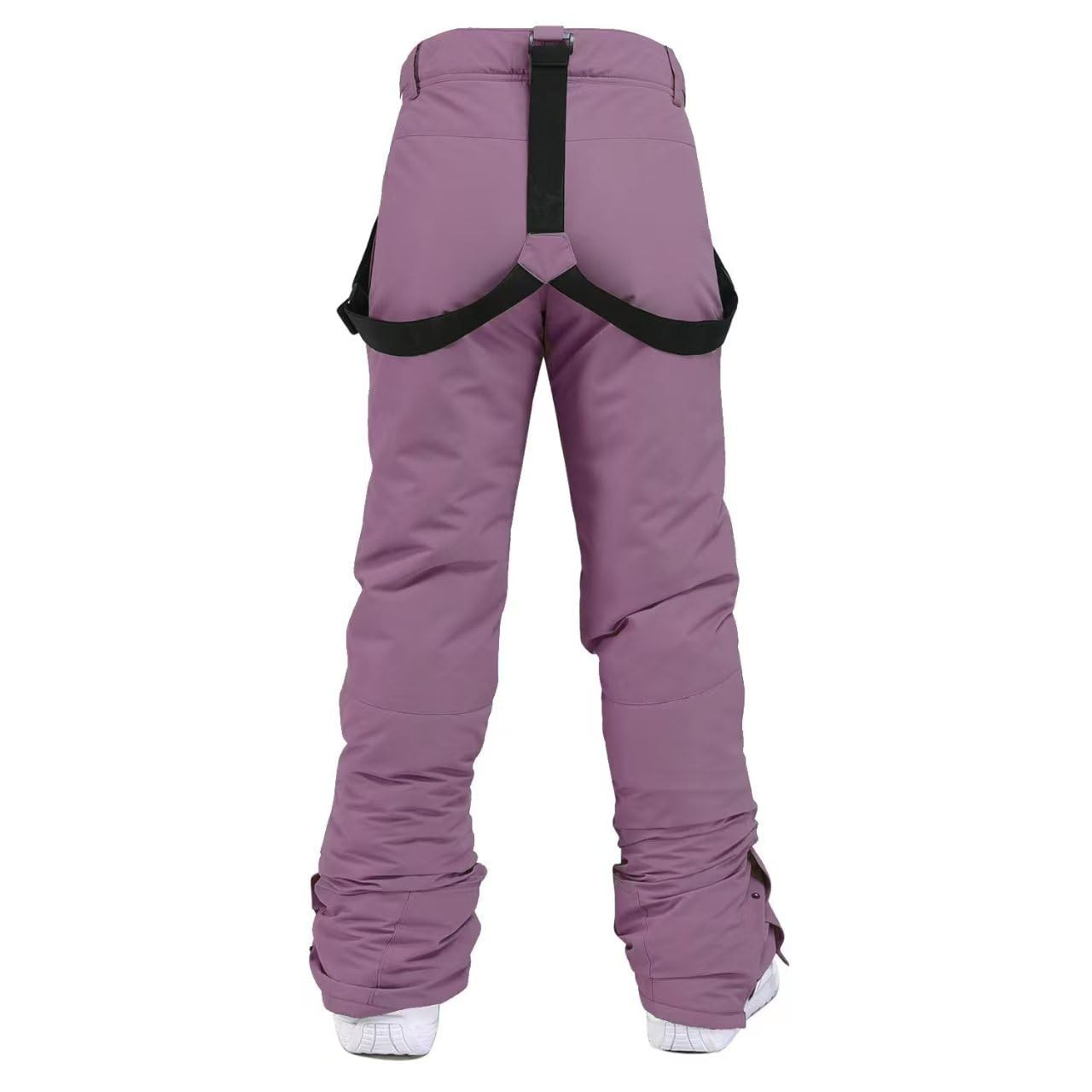 Mitef Unisex wodoodporne, wiatroszczelne, izolowane spodnie śniegowe regulowane szelki narciarstwo snowboard ciepły sprzęt outdoorowy, fioletowy XXXL.